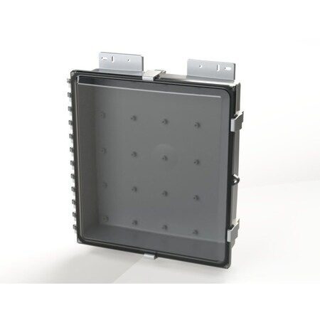 Saginaw Control & Engineering Quick Release Padlock Hasp Electrical Enclosures, 19.41 in H, 5.41 in D, 17.41 in W, Polycarbonate SCE-18164PCW